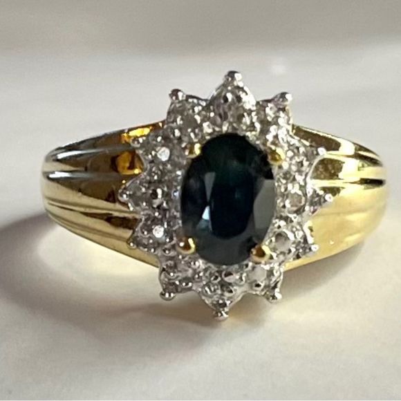 Source Unknown Jewelry - Topaz GP 925 Sz 7 ring